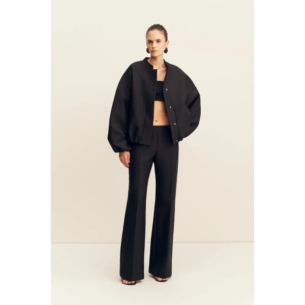 Shona Joy otis oversized bomber jacket - black - Jackets - Australian Luxury Eventwear at Luxury Shoes 