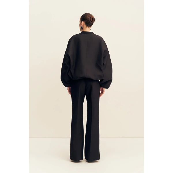 Shona Joy otis oversized bomber jacket - black - Jackets - Australian Luxury Eventwear at Luxury Shoes 