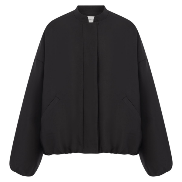 Shona Joy otis oversized bomber jacket – black