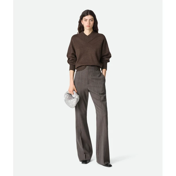 Khaite Women's Mini Jodie in Silver - Silver Mini Bags - The Lotus Tote Bag - Shop at Luxury Shoes 