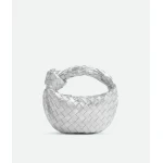 Khaite Women's Mini Jodie in Silver - Silver Mini Bags - The Lotus Tote Bag - Shop at Luxury Shoes 