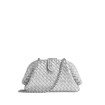 Khaite Women's Small Lauren 1980 in Silver - Silver Shoulder & Crossbody Bags - The Lotus Tote Bag - Shop at Luxury Shoes 