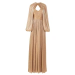 Sireen-Lurex-Georgette-Dress83242_nobg Costarellos Sireen Lurex Georgette Dress