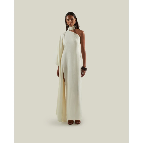 Taller Marmo Paloma Linen Dress - Dresses - Italian Luxury Evening Wear at Luxury Shoes 