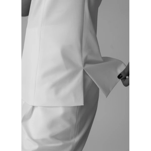 The Frankie Shop Abbie Strapless Top - White - Oversized Minimalist Tops in White - Shop at Luxury Shoes 