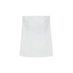 The Frankie Shop Abbie Strapless Top - White - Oversized Minimalist Tops in White - Shop at Luxury Shoes 