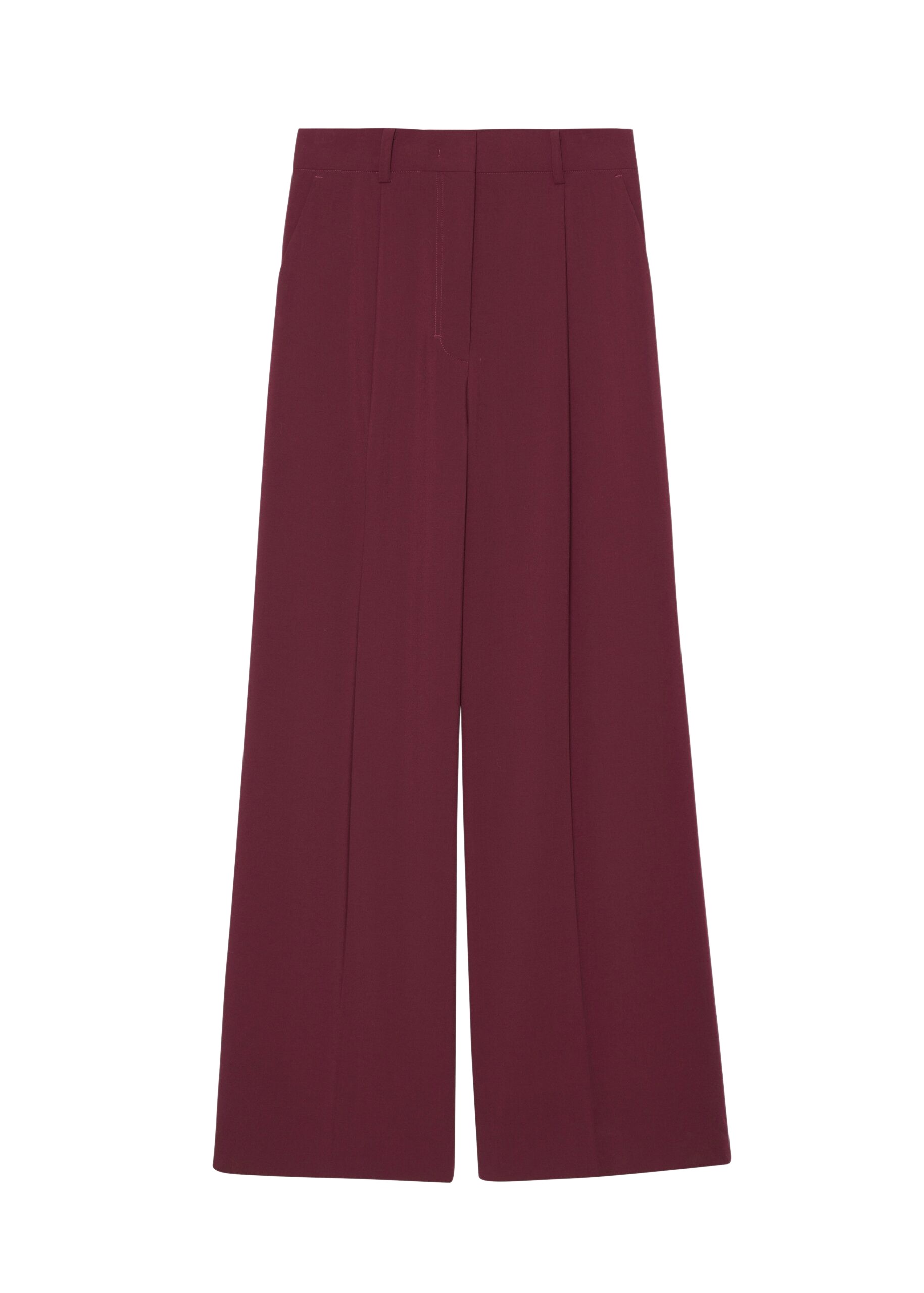 The Frankie Shop Abbie Trousers – Burgundy