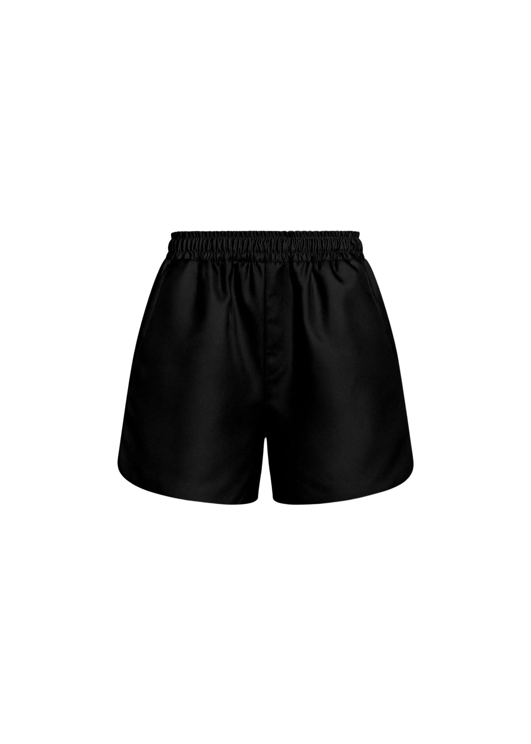 The-Frankie-Shop-Adia-Satin-Boxer-Shorts-Black-coveti-scaled66192_nobg The Frankie Shop Adia Satin Boxer Shorts - Black - Oversized Minimalist Shorts in Black - Shop at Luxury Shoes