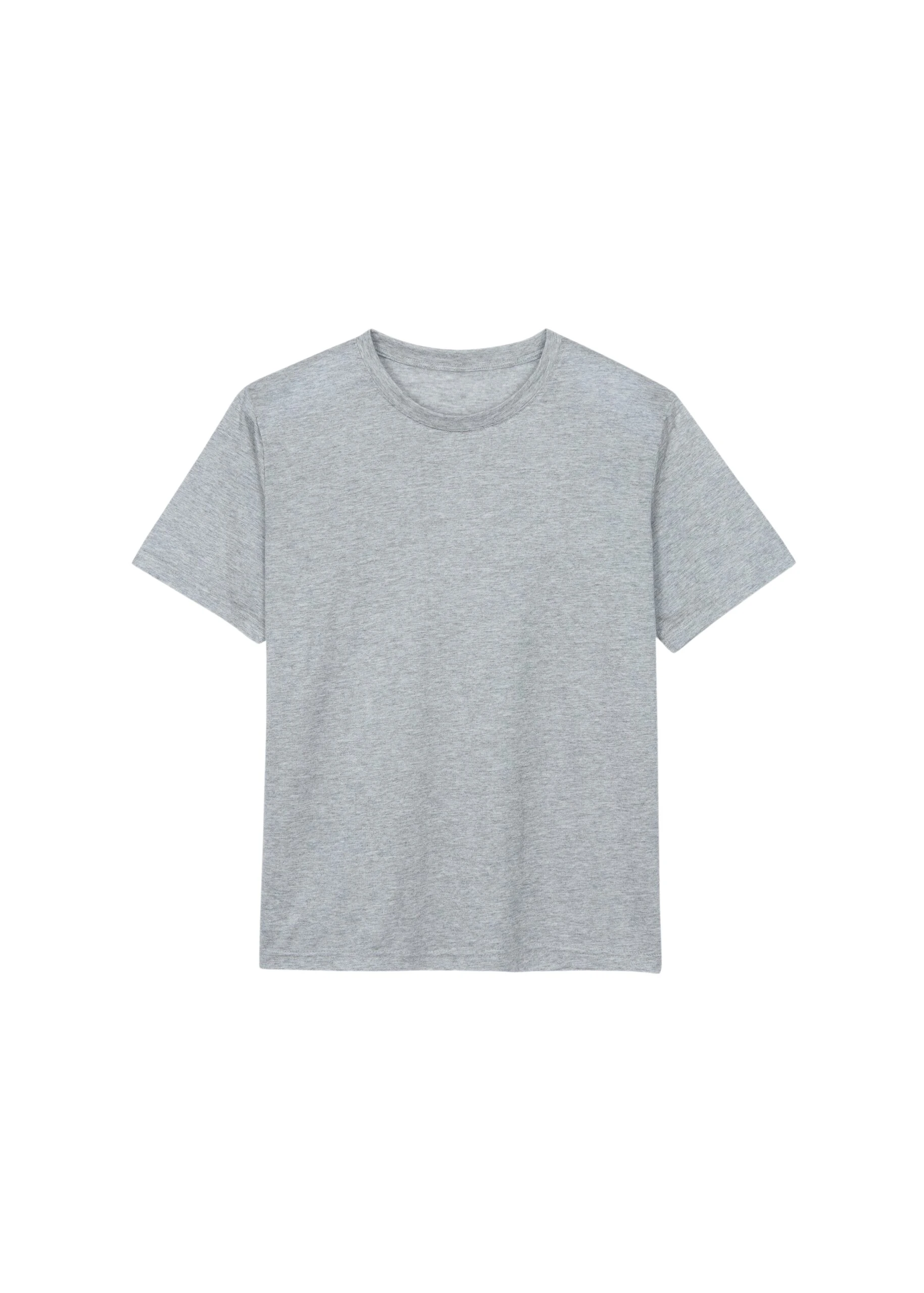 The-Frankie-Shop-Amal-Fluid-Tee-Grey-Melange-coveti-scaled13234_nobg The Frankie Shop Amal Fluid Tee - Grey Melange - Oversized Minimalist Tops in Grey - Shop at Luxury Shoes