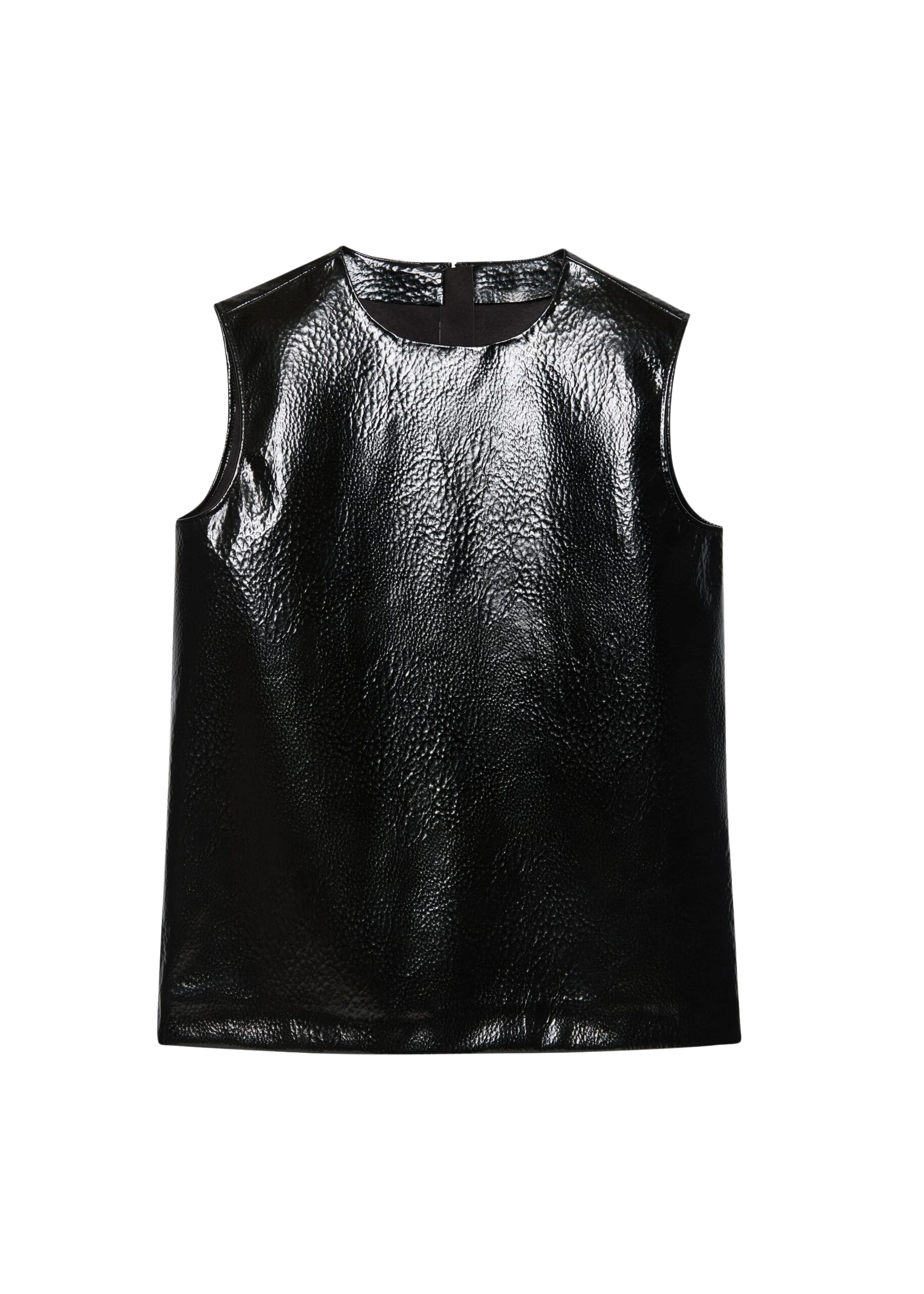 The-Frankie-Shop-Amaris-Crackled-Faux-Leather-Tank-Top-Black-coveti-scaled81515_nobg The Frankie Shop Amaris Crackled Faux Leather Tank Top - Black - Oversized Minimalist Tops in Black - Shop at Luxury Shoes
