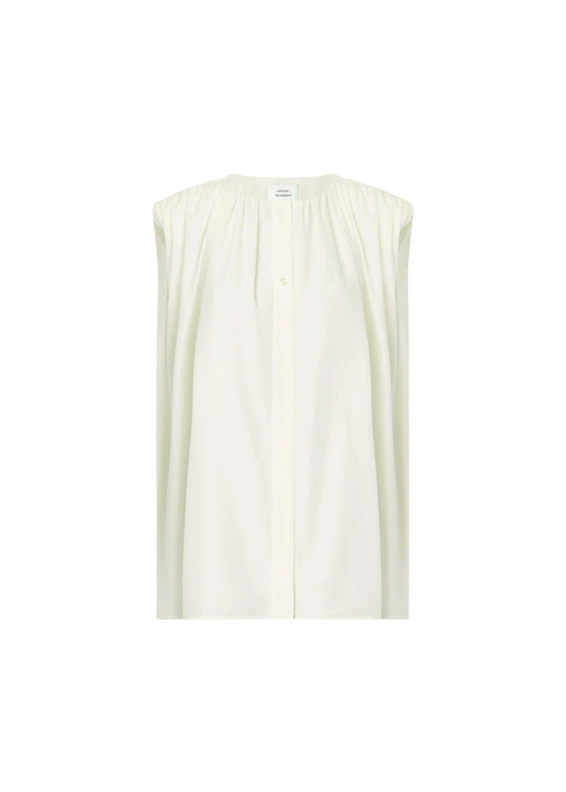 The-Frankie-Shop-Anca-Gathered-Blouse-Ivory-coveti-scaled43350_nobg The Frankie Shop Anca Gathered Blouse - Ivory - Oversized Minimalist Tops in Ivory - Shop at Luxury Shoes