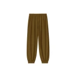 The Frankie Shop Aubray Balloon Pants - Olive Brown - Oversized Minimalist Pants in Beige - Shop at Luxury Shoes 