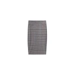 The Frankie Shop Aurora Sheer Mesh Skirt - Beige Glen Plaid - Oversized Minimalist Skirts in Multicolour - Shop at Luxury Shoes 