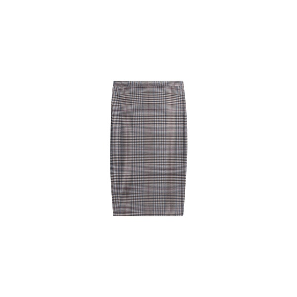 The Frankie Shop Aurora Sheer Mesh Skirt - Beige Glen Plaid - Oversized Minimalist Skirts in Multicolour - Shop at Luxury Shoes 