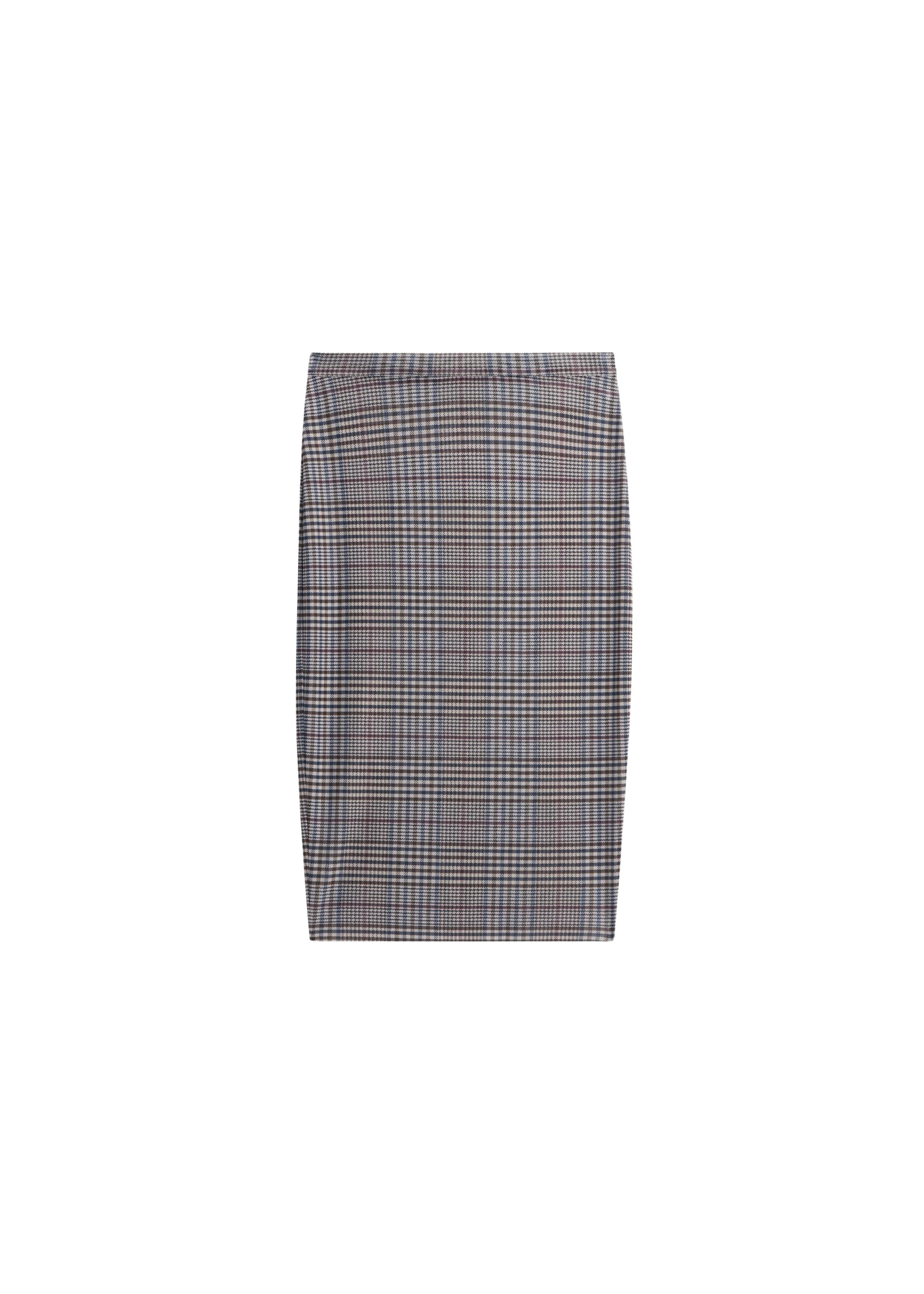 The Frankie Shop Aurora Sheer Mesh Skirt - Beige Glen Plaid - Oversized Minimalist Skirts in Multicolour - Shop at Luxury Shoes 