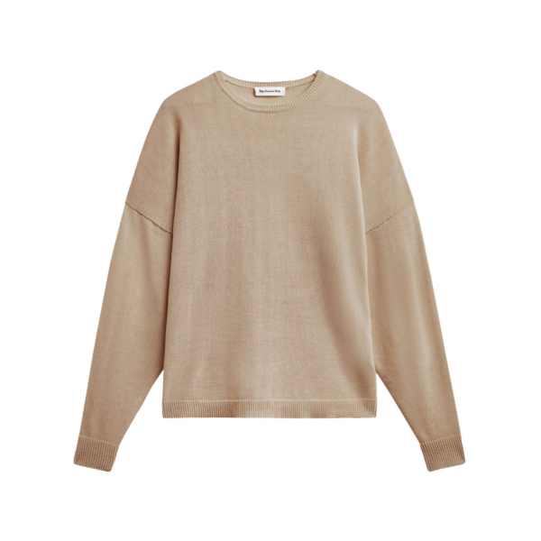 The Frankie Shop Basel Crew Neck Sweater – Beige