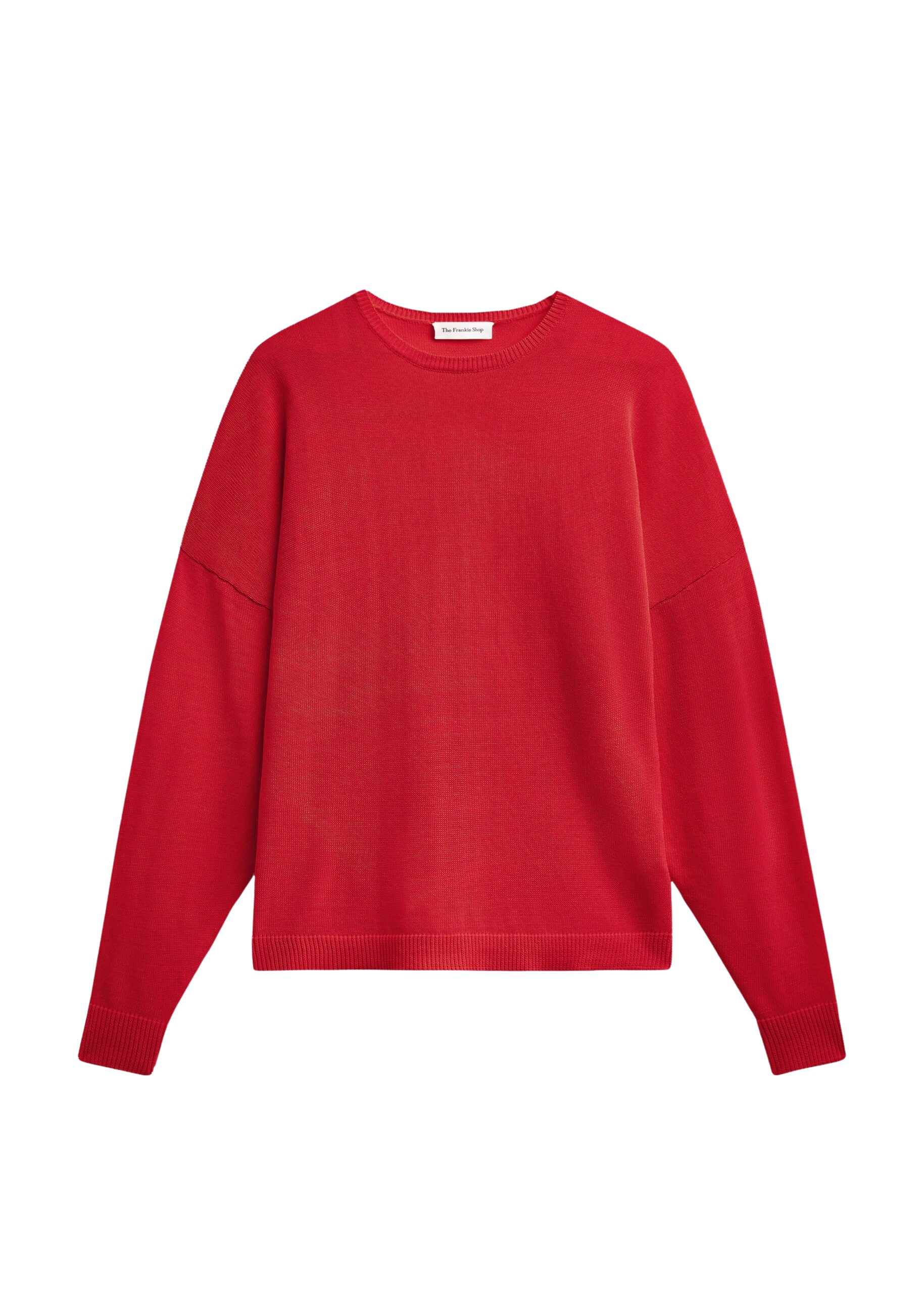 The Frankie Shop Basel Crew Neck Sweater – Red