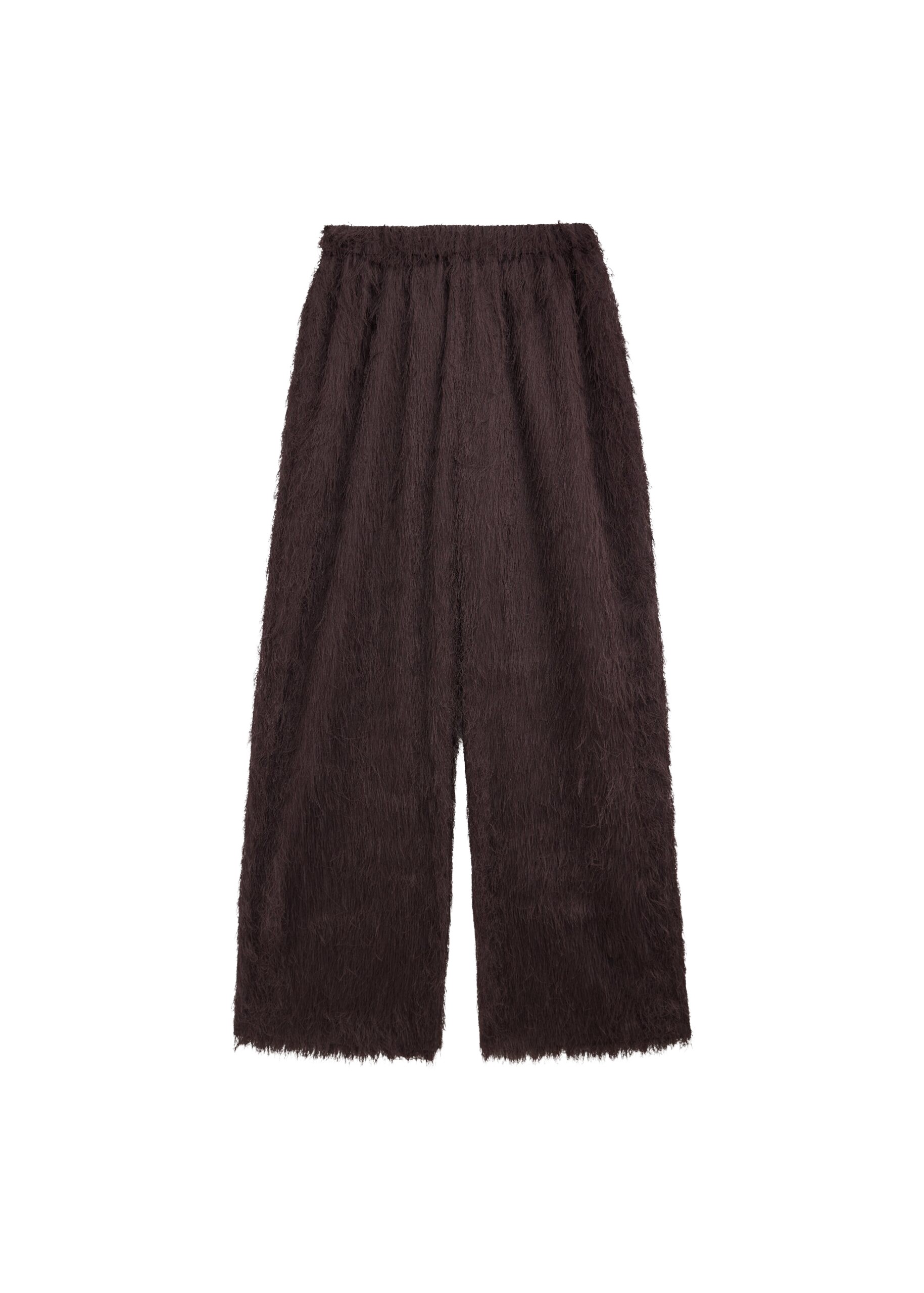 The Frankie Shop Baxter Fringed Track Pants – Dark Brown