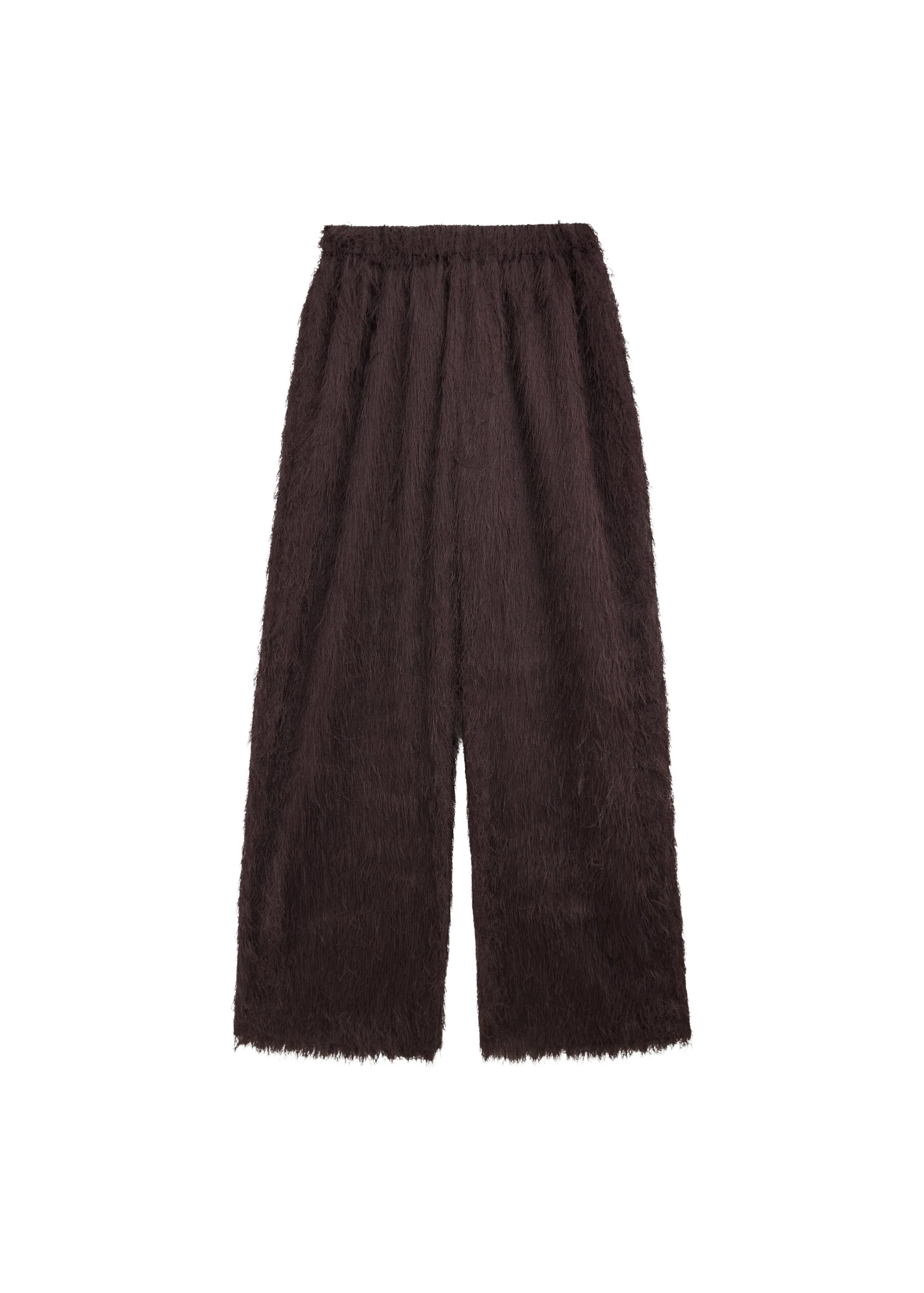 The Frankie Shop Baxter Fringed Track Pants – Dark Brown