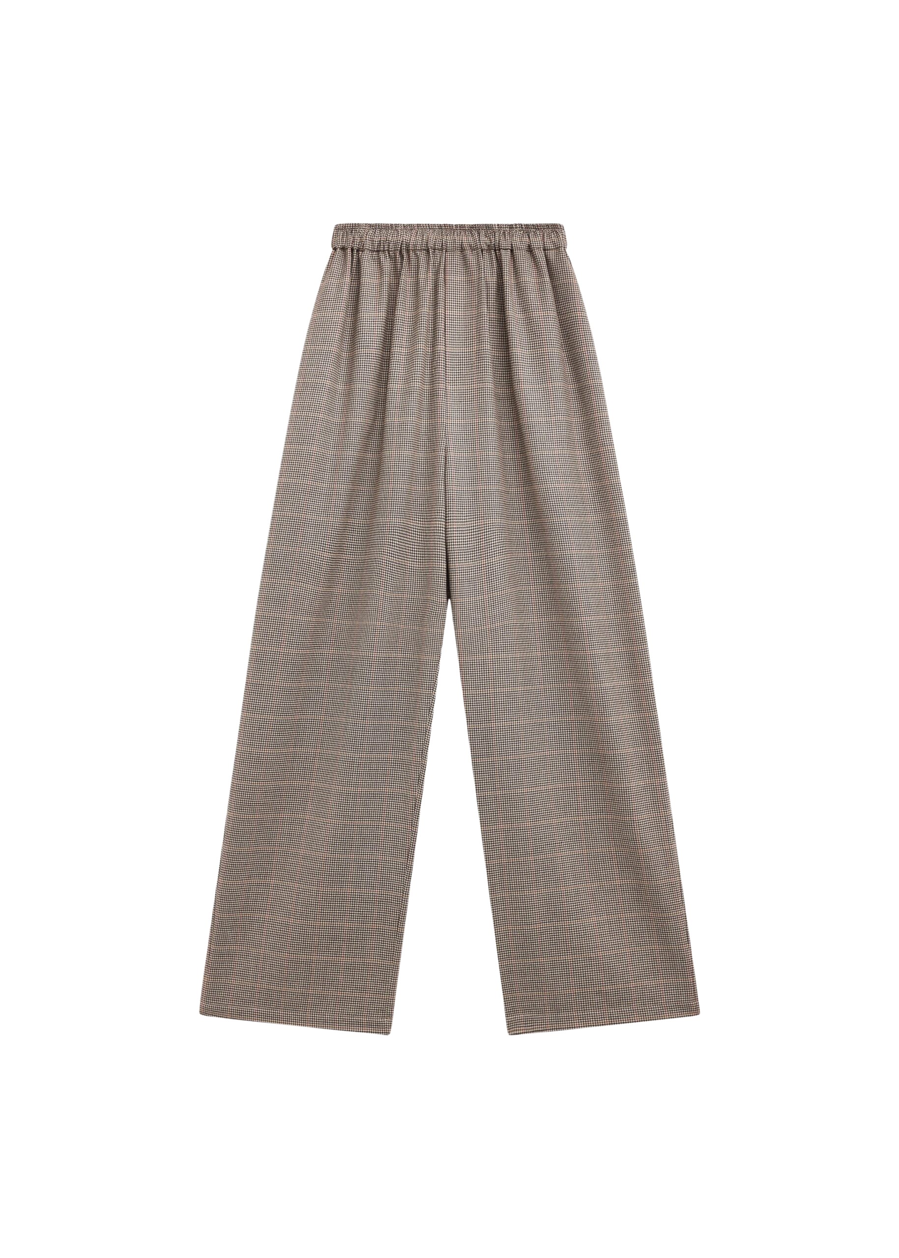 The Frankie Shop Baxter Houndstooth Track Pants – Beige