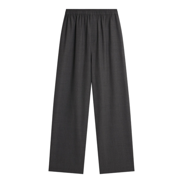 The Frankie Shop Baxter Plaid Track Pants – Dark Grey