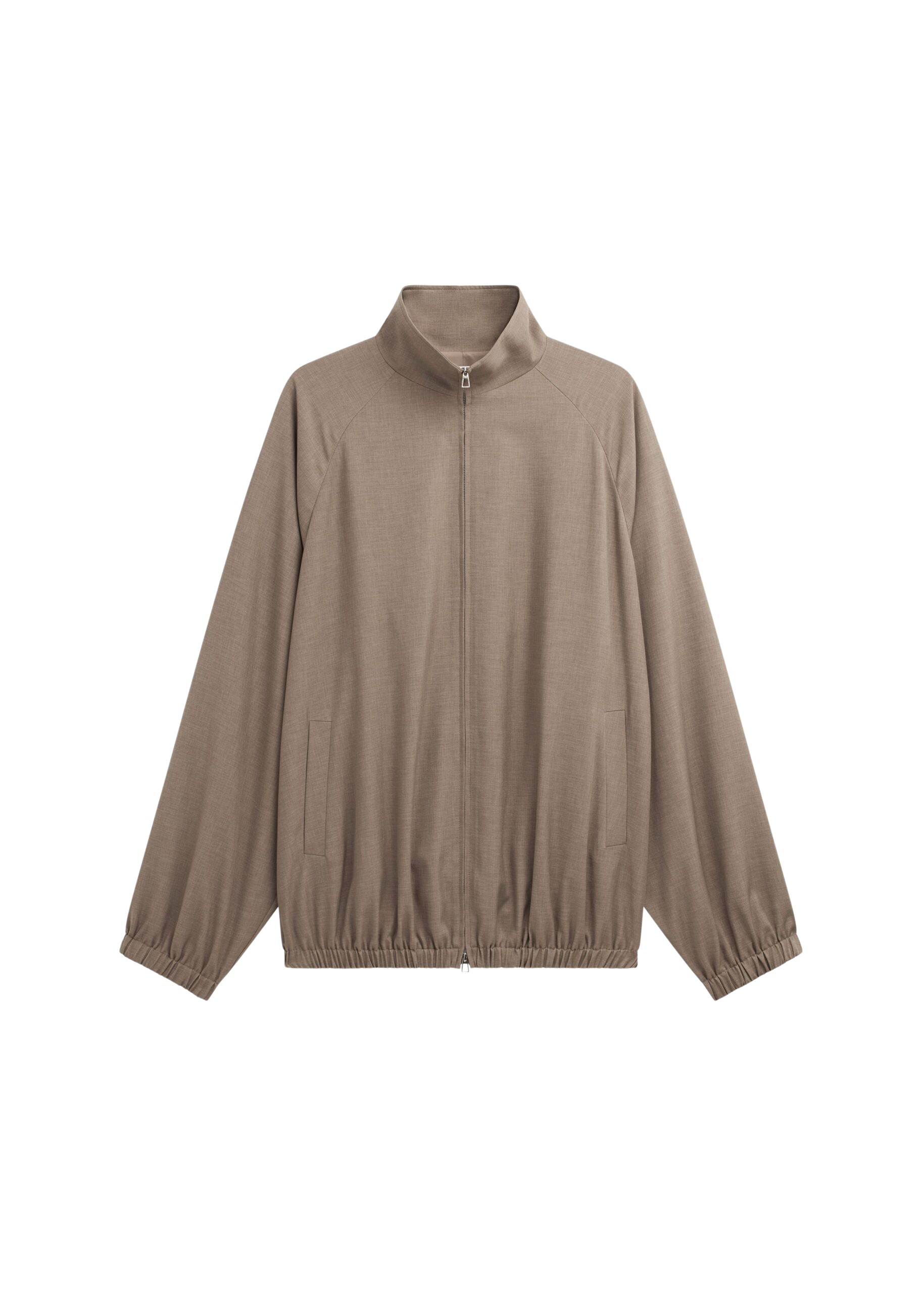 The Frankie Shop Baxter Track Jacket – Taupe