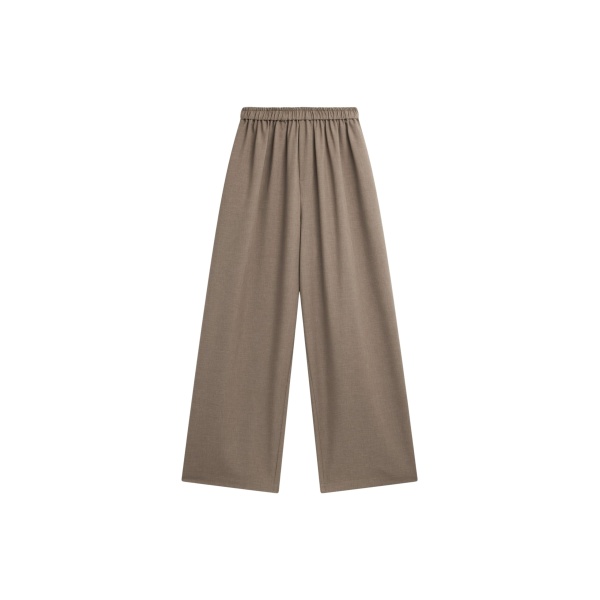 The Frankie Shop Baxter Track Pants - Taupe - Oversized Minimalist Pants in Beige - Shop at Luxury Shoes 