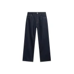 The Frankie Shop Belden Straight Leg Jeans - Dark Wash - Oversized Minimalist Pants in Grey - Shop at Luxury Shoes 