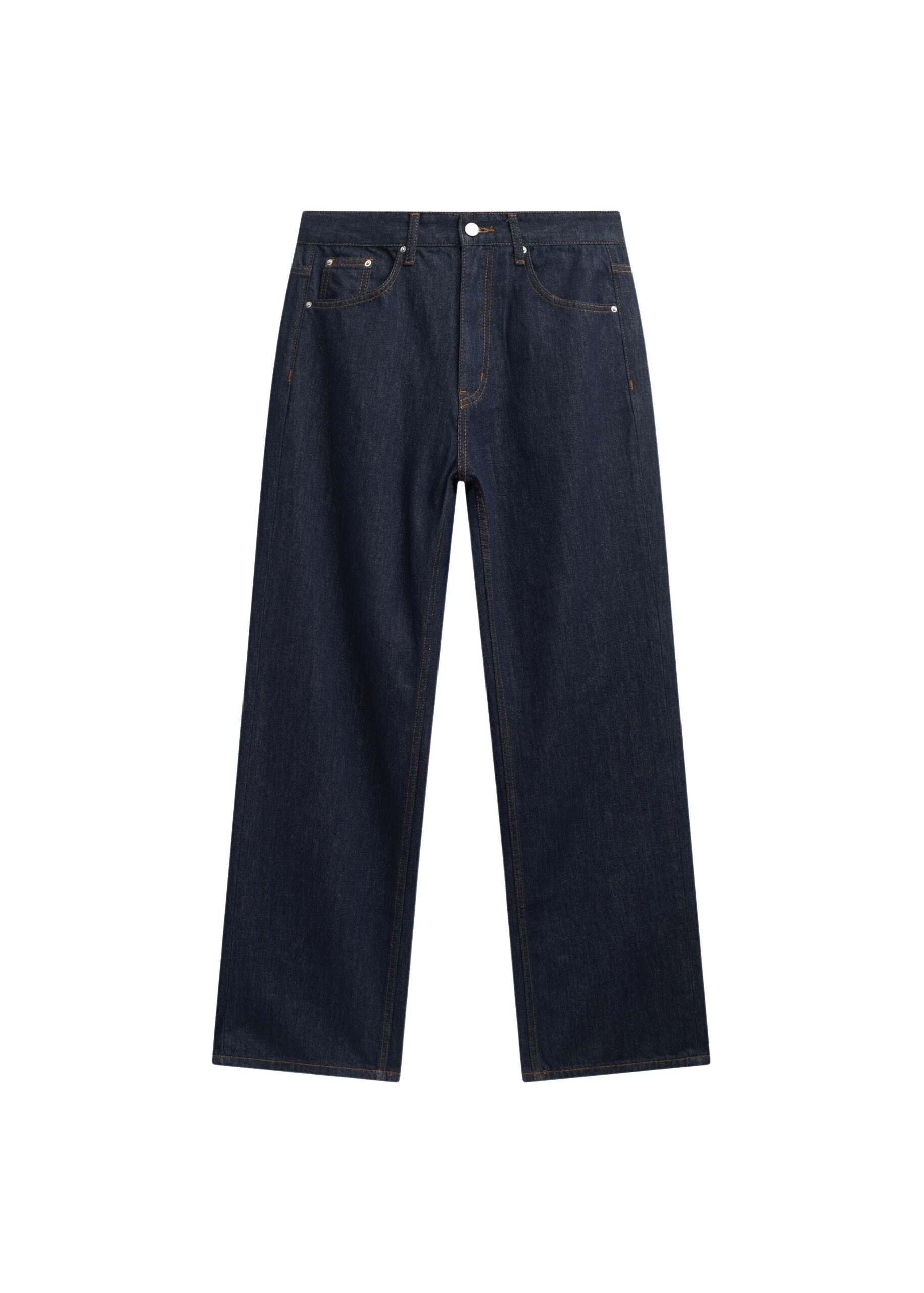 The Frankie Shop Belden Straight Leg Jeans – Dark Wash