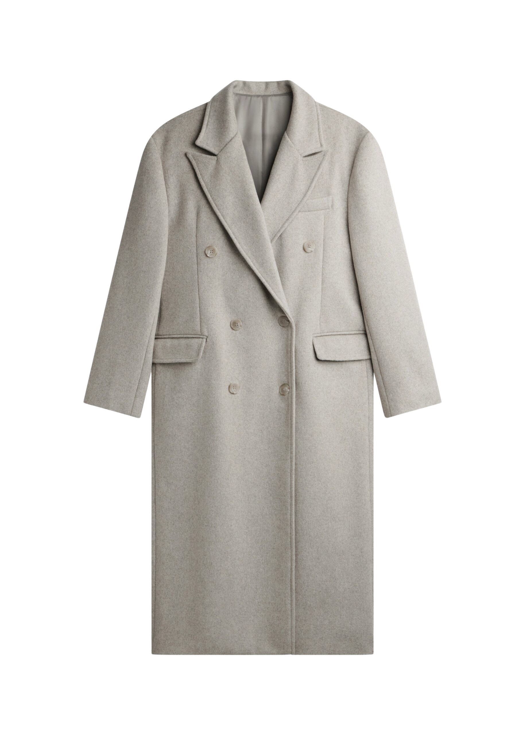The Frankie Shop Bellace Wool Coat – Taupe
