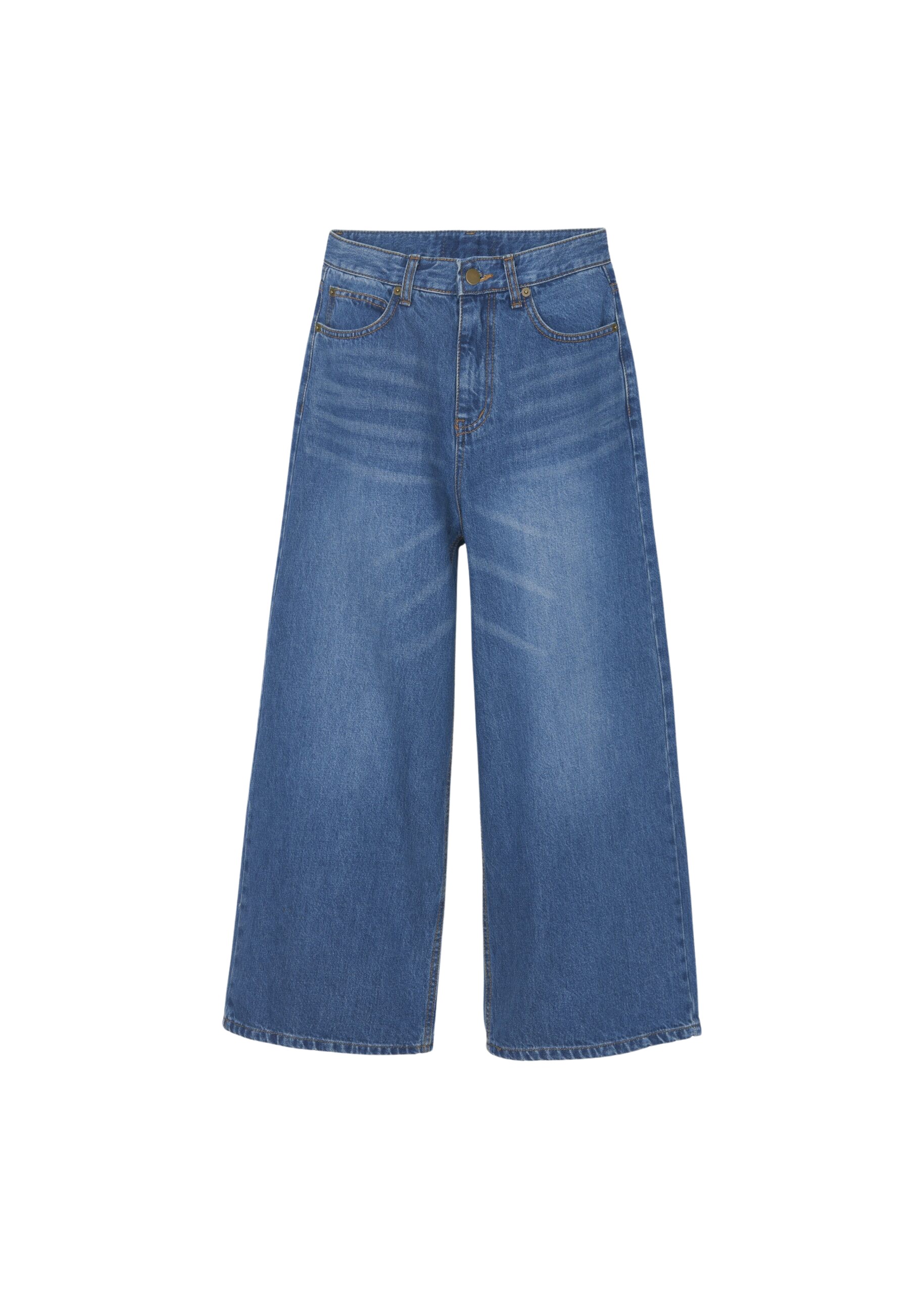 The Frankie Shop Besdon Denim Culottes – Medium Wash