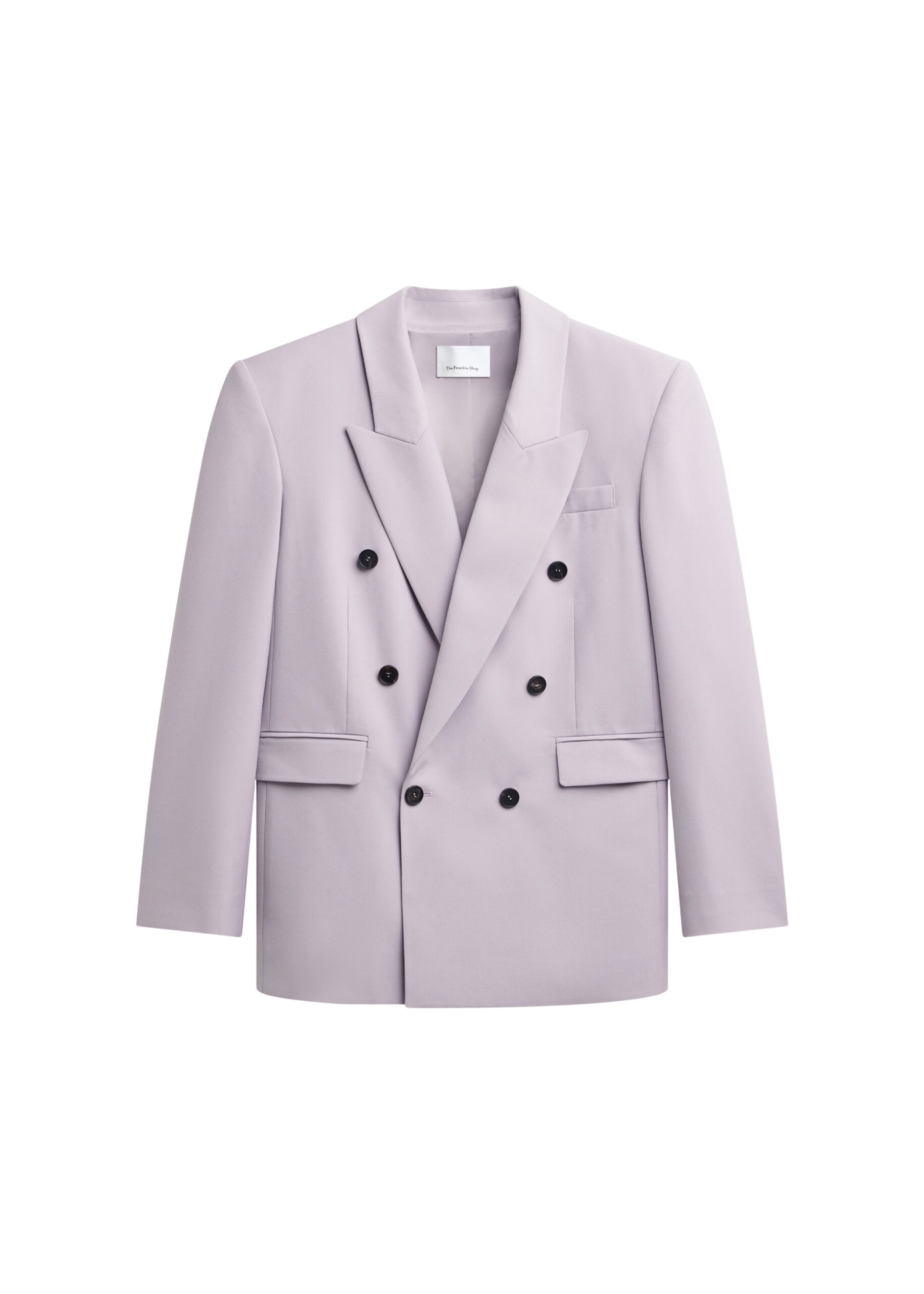 The Frankie Shop Bielsa Double Breasted Blazer – Lavender