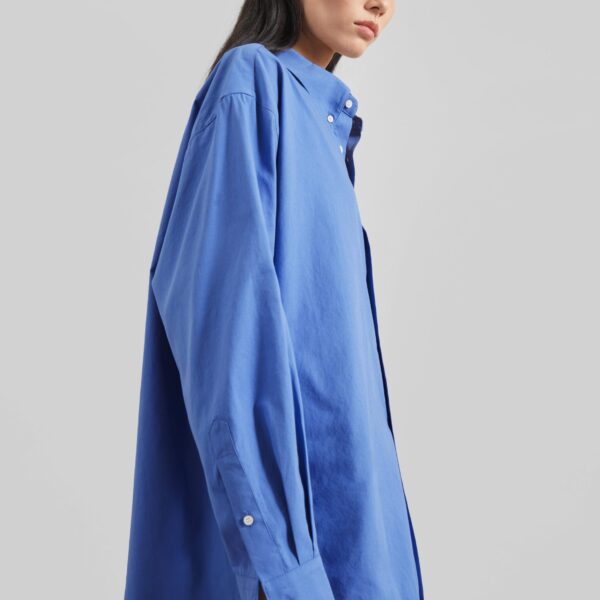 The Frankie Shop Bijnor Oxford Shirt – Blue, view 4