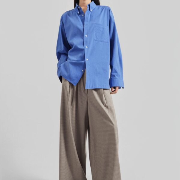 The Frankie Shop Bijnor Oxford Shirt – Blue, view 6