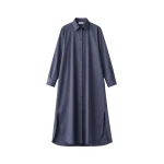 The Frankie Shop Bloom Organic Cotton Shirt Dress - Charcoal - Oversized Minimalist Dresses in Grey - Shop at Luxury Shoes 