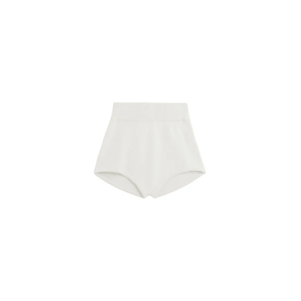 The Frankie Shop Bresica Knit Hot Pants – Ivory