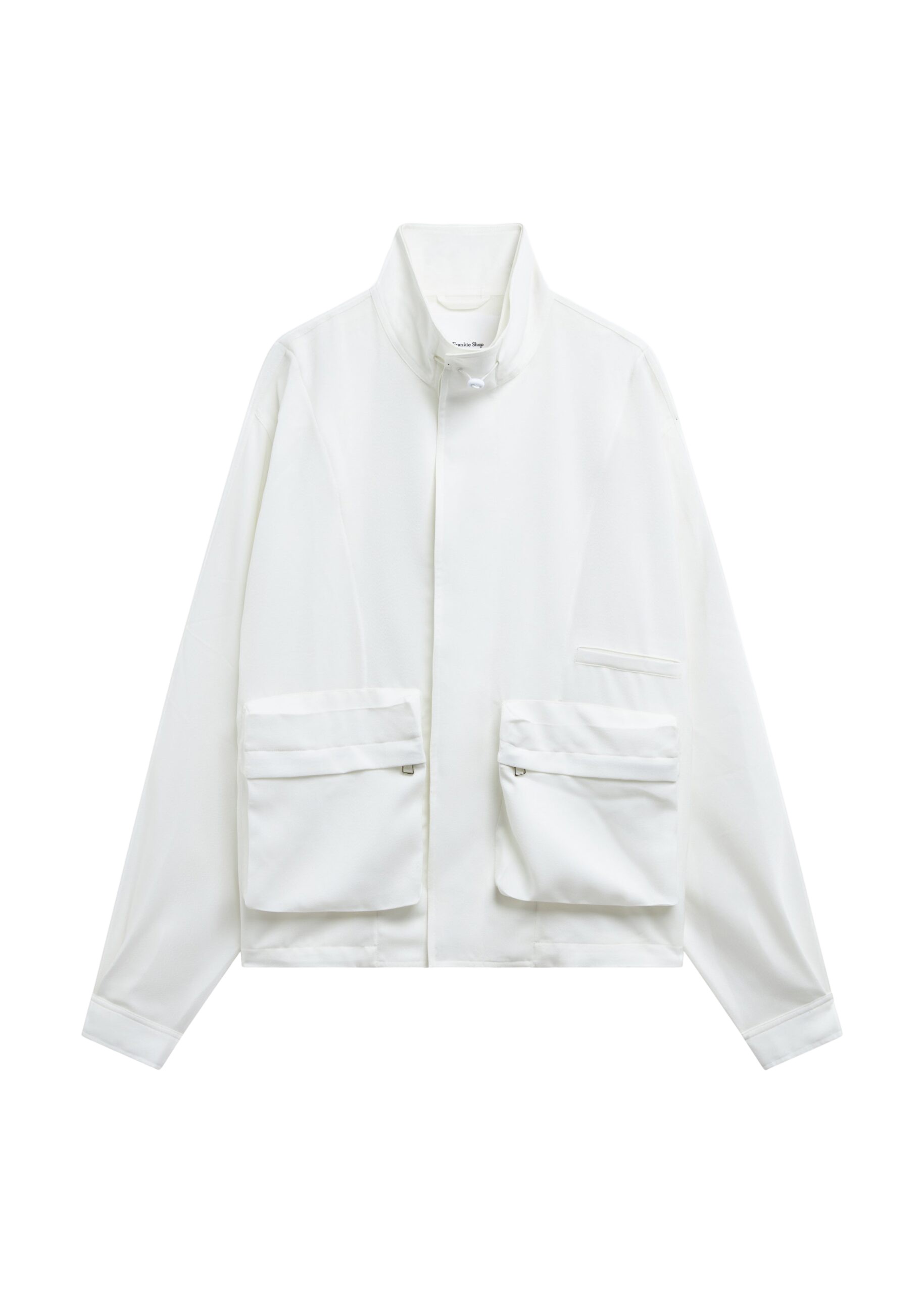 The Frankie Shop Breya Fluid Jacket – White