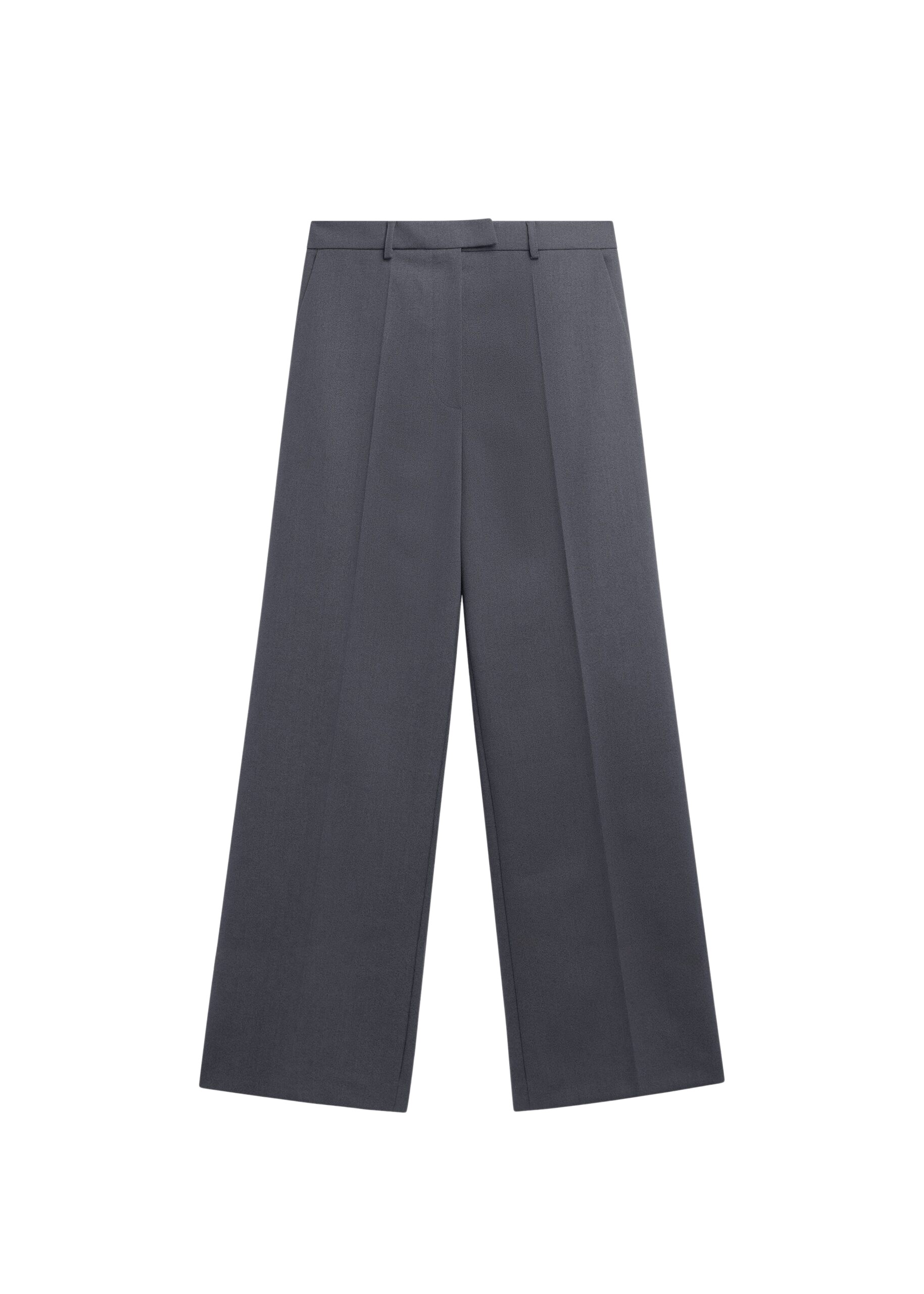The Frankie Shop Brickell Flannel Trousers – Grey Melange