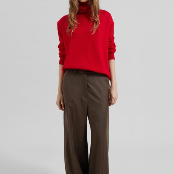 The Frankie Shop Brickell Flannel Trousers – Mocha, view 2
