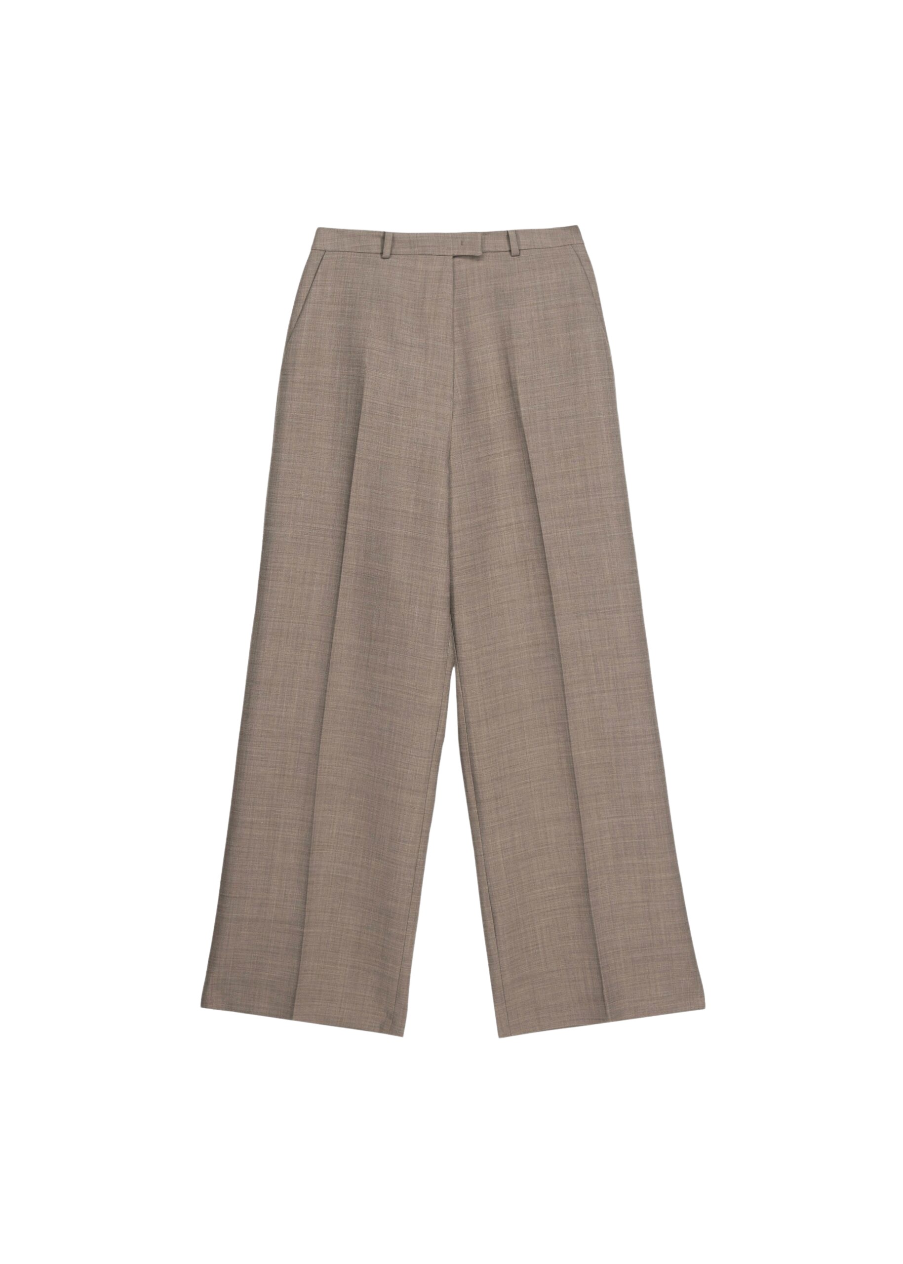 The Frankie Shop Brickell Trousers – Taupe Melange