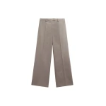 The Frankie Shop Brickell Trousers - Taupe - Oversized Minimalist Pants in Beige - Shop at Luxury Shoes 