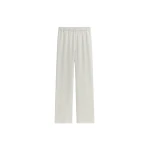 The Frankie Shop Bruna Linen Soft Pants - Light Beige - Oversized Minimalist Pants in Beige - Shop at Luxury Shoes 