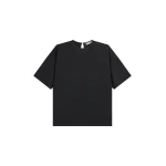 The Frankie Shop Callice Padded T-Shirt - Black - Oversized Minimalist Tops in Black - Shop at Luxury Shoes 