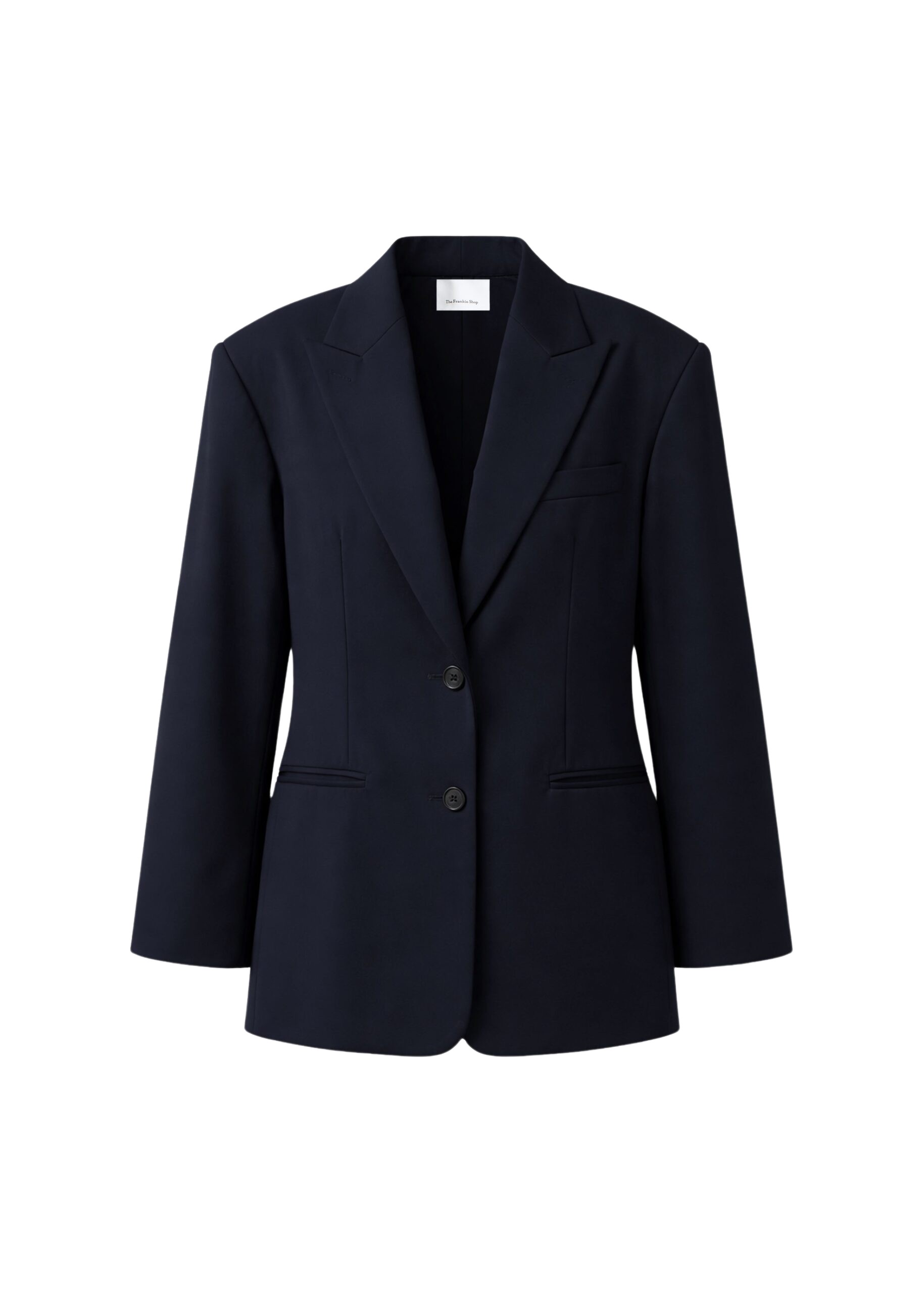 The Frankie Shop Canmore Double Vent Blazer – Navy