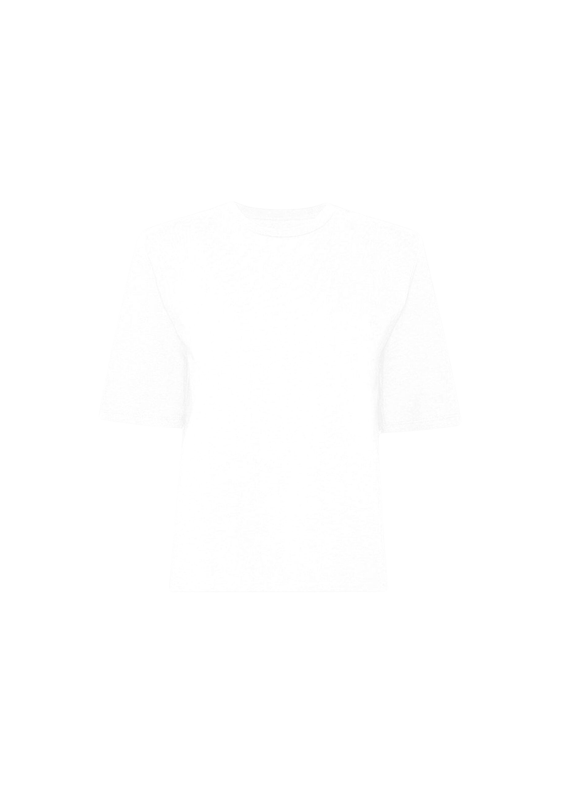 The Frankie Shop Carrington Padded Shoulder Tee - White - Oversized Minimalist Tops in White - Shop at Luxury Shoes 