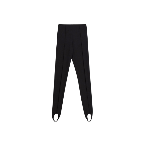 The Frankie Shop Caserta Stirrup Leggings - Black - Oversized Minimalist Pants in Black - Shop at Luxury Shoes 
