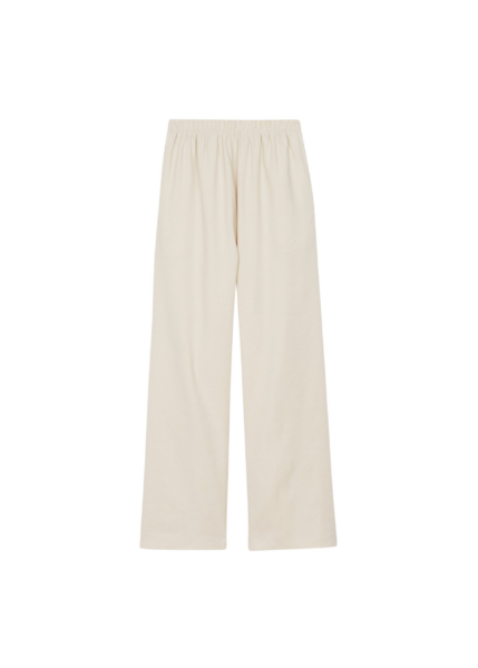 The Frankie Shop Cavert Linen Pants - Sand - Oversized Minimalist Pants in Beige - Shop at Luxury Shoes 