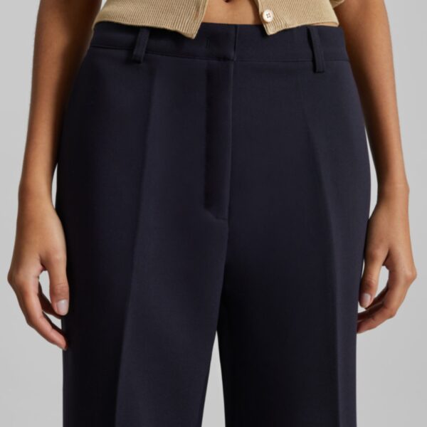 The Frankie Shop Chesnay Bootcut Pants – Navy, view 6