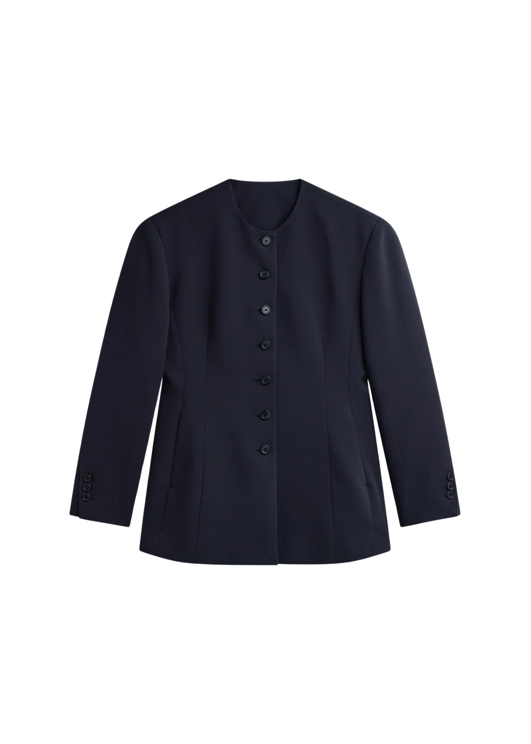 The-Frankie-Shop-Chesnay-Collarless-Blazer-Navy-coveti-scaled37101_nobg The Frankie Shop Chesnay Collarless Blazer - Navy - Oversized Minimalist Jackets in Blue - Shop at Luxury Shoes