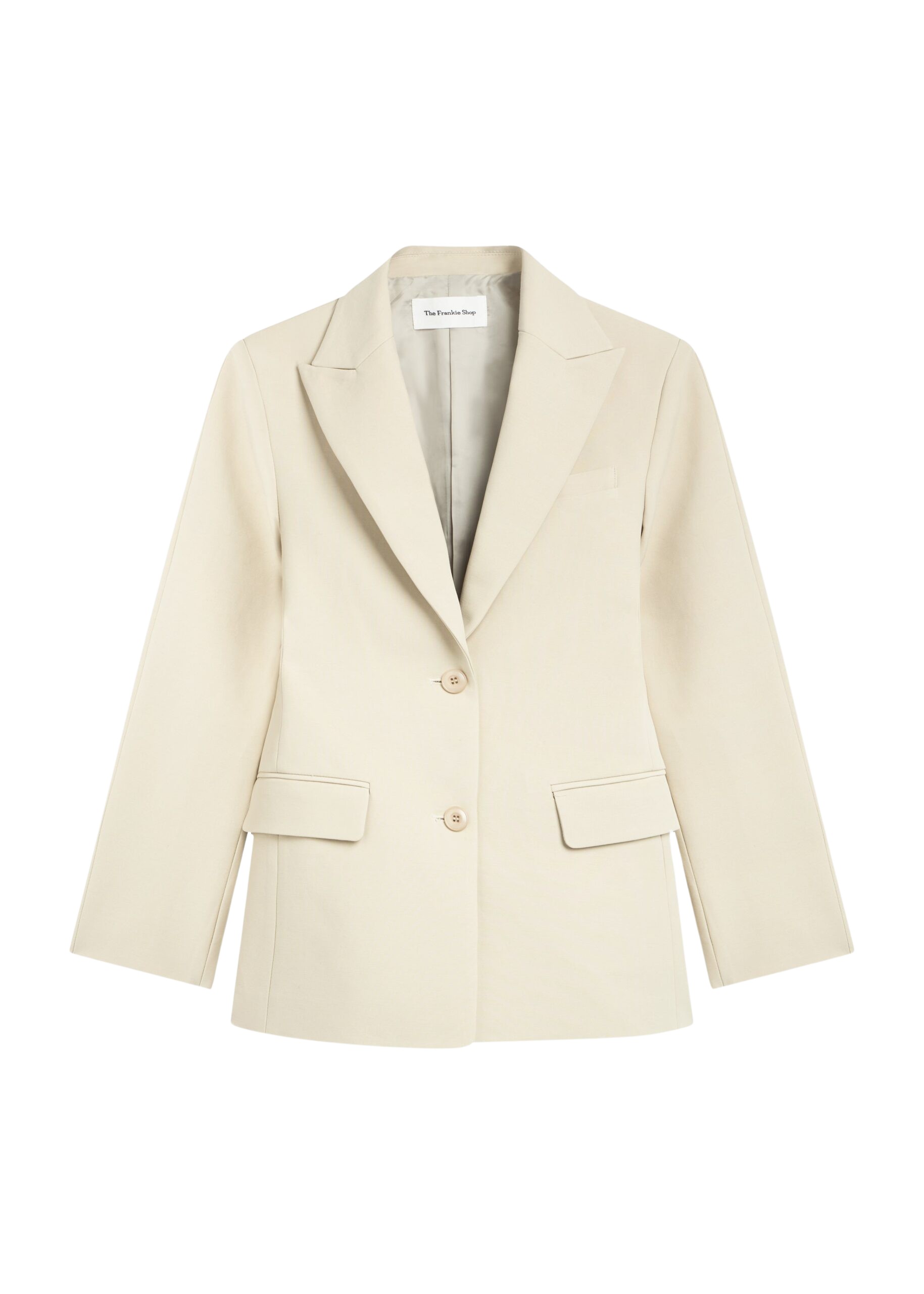 The Frankie Shop Colette Hourglass Blazer – Beige